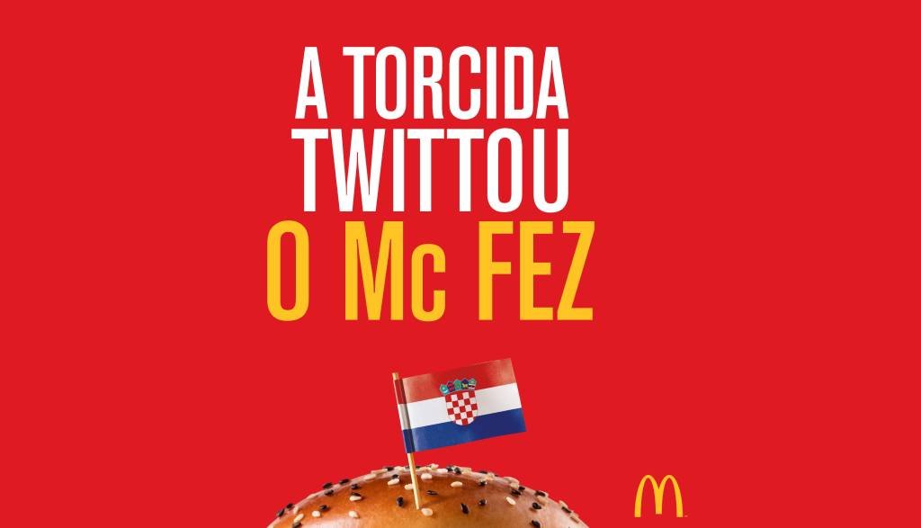 Para final da Copa, McDonald's lança inédito McCroácia