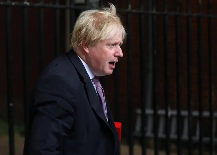 Johnson: o conservador era um dos membros do Governo mais favoráveis a um "brexit" duro (Simon Dawson/Reuters)