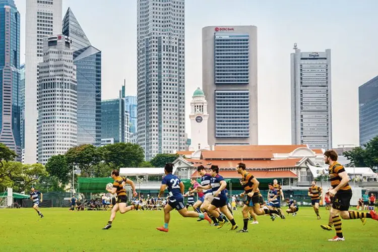 Parque público em Singapura: seis em cada dez moradores praticam atividades físicas regularmente | Alamy/Fotoarena / 