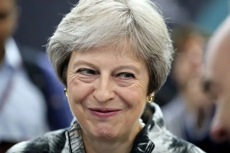May disse que está confiante de que o Reino Unido tem tempo suficiente para negociar um acordo com a UE antes de deixar o bloco (Matt Cardy/Reuters)