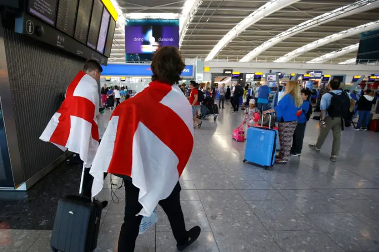 A Inglaterra e a Croácia vão disputar a semifinal da copa amanhã (11), às 15h00 (Henry Nicholls/Reuters)