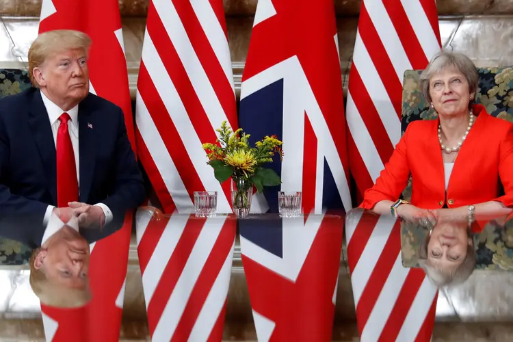 Esta é a primeira visita oficial do presidente americano ao Reino Unido (Kevin Lamarque/Reuters)