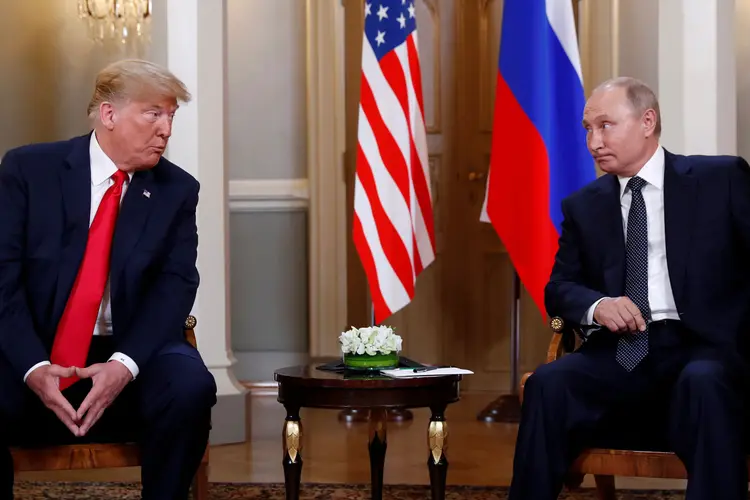 EUA-Rússia: "Eu espero que possamos discutir barreiras comerciais", disse Putin (Kevin Lamarque/Reuters)