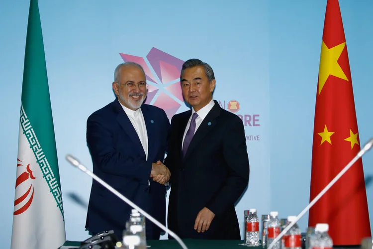O papel da China na implementação do JCPOA e na sustentação do JCPOA, será fundamental", disse Zarif (Feline Lim/Reuters)