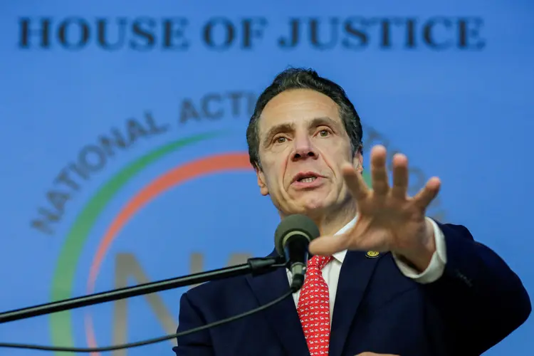Andrew M. Cuomo: governador reafirmou que "Nova York continuará lutando contra a NRA e sua lei" (Eduardo Munoz/Reuters)