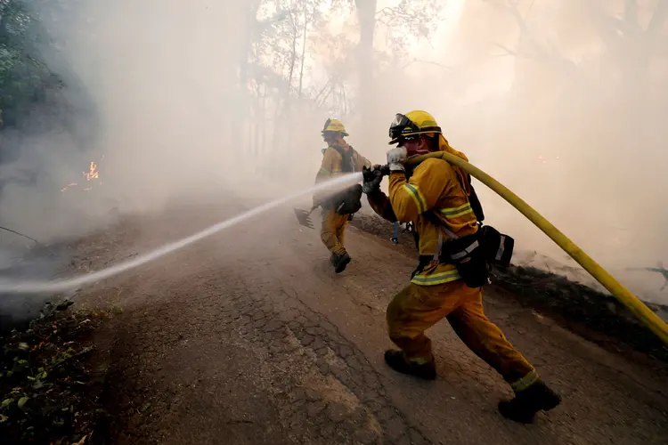 Incêndio: fogo continuou se espalhando e arrasou mais 7 mil hectares (Fred Greaves/Reuters)