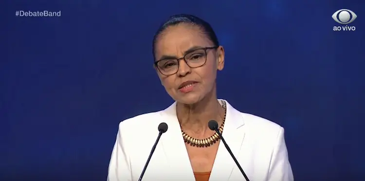 Marina Silva: Marina afirmou que em 2014 houve violência política (Exame/Reprodução)