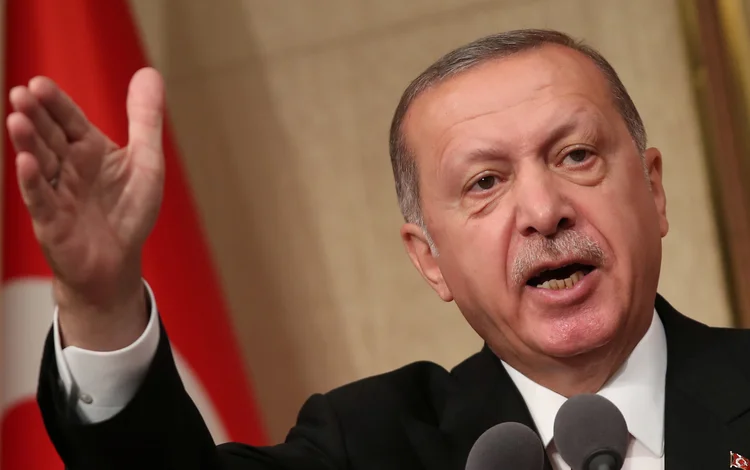 Tayyip Erdogan: líder disse que partidários de golpe militar fracassado há dois anos estavam atacando a Turquia de novas maneiras desde sua reeleição (Umit Bektas/Reuters)