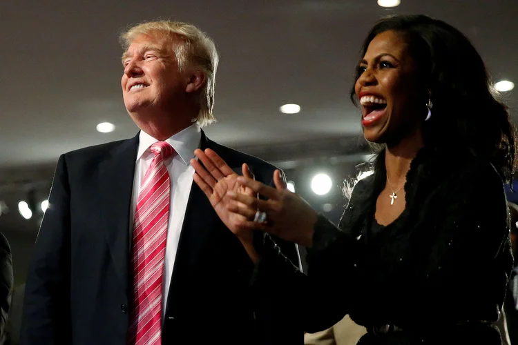 Omarosa Newman: ex-assessora acusou Trump de ter utilizado em repetidas ocasiões palavras ofensivas para a comunidade afro-descendente dos EUA (Carlo Allegri/File Photo/Reuters)