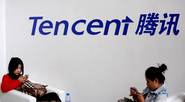 Tencent: as ações da empresa recuaram até 5,4%, causando uma queda entre as empresas chinesas de videogames (Kim Kyung-Hoon/Reuters)