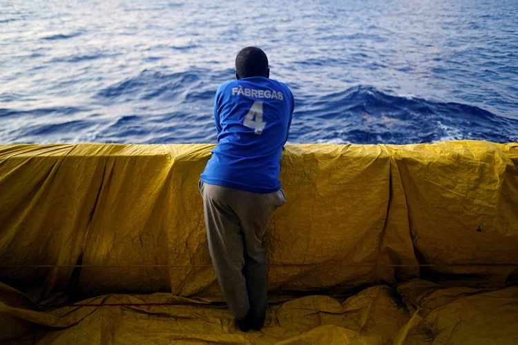 Marine Le Pen exigiu nesta segunda-feira que a França feche o território a embarcações humanitárias como o Aquarius (Juan Medina/Reuters)