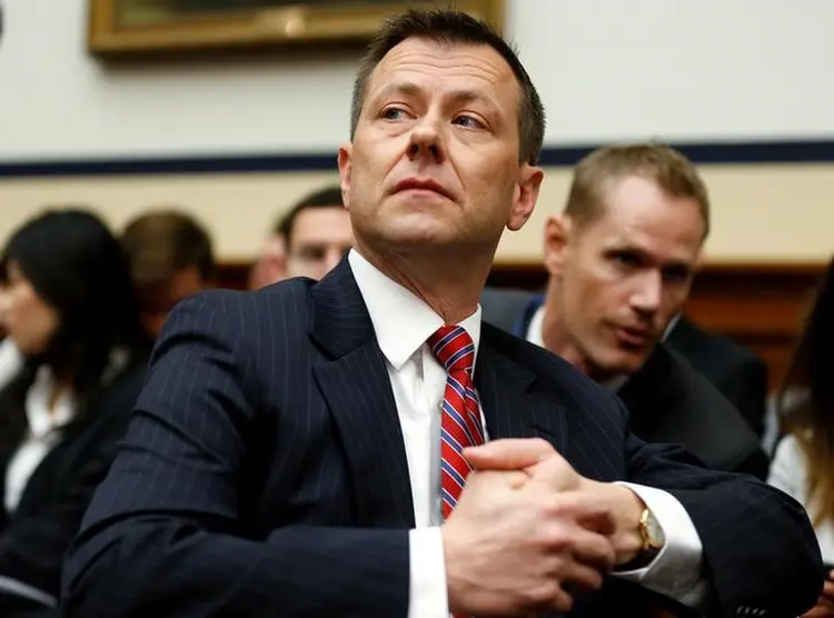 Peter Strzok: figura de agente foi usada em múltiplas ocasiões por Trump para atacar o trabalho de Mueller, que investiga os supostos vínculos entre sua campanha e o Kremlin (Joshua Roberts/Reuters)