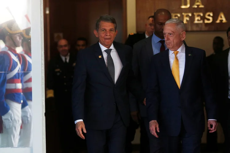 Jim Mattis: interesse dos EUA em Alcântara "não é porque está perto do Equador, um acidente feliz da geografia, mas porque queremos trabalhar com os brasileiros", disse secretário (Adriano Machado/Reuters)