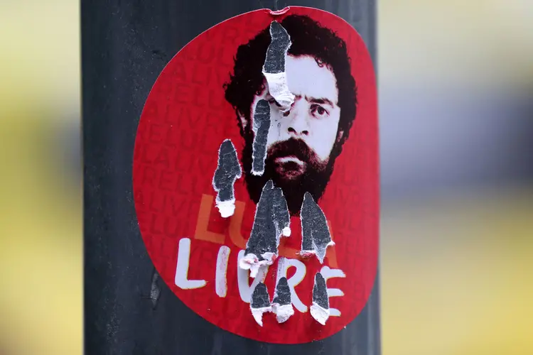 Lula: Ex-presidente foi preso em 7 de abril, três dias depois de o plenário do STF ter negado, por 6 votos a 5, um habeas corpus para impedir sua prisão (Sergio Moraes/Reuters)