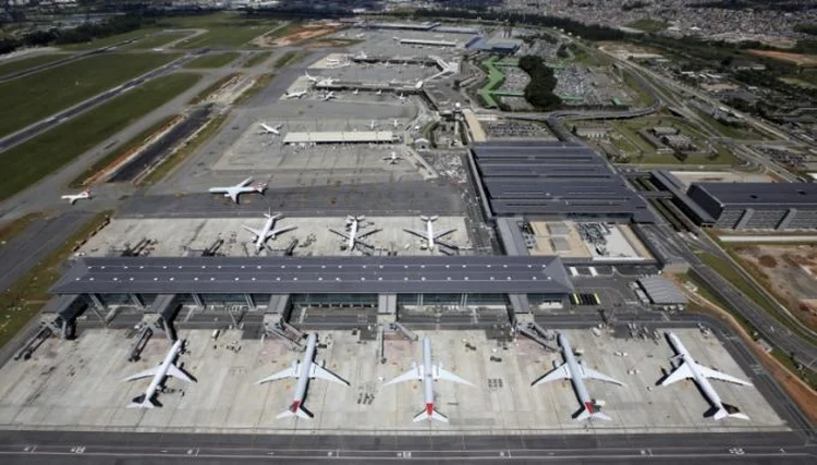 Aeroporto de Guarulhos: roubo de 720 quilos de ouro ocorreu no local (Paulo Whitaker/Reuters)