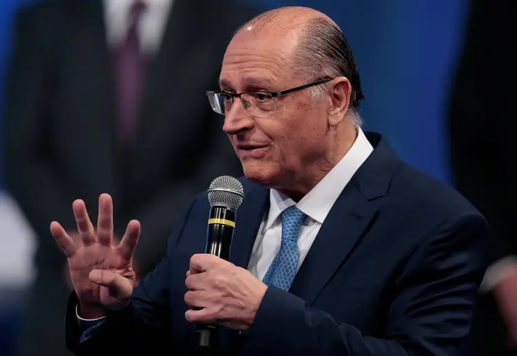 Geraldo Alckmin: Para ele, apoio de Temer não faz sentido porque o partido do presidente, o MDB, tem candidato, o ex-ministro da Fazenda Henrique Meirelles (Paulo Whitaker/Reuters)