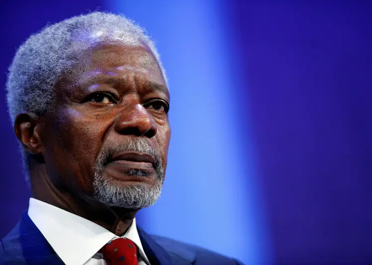 Kofi Annan: Sua carreira foi manchada por conflitos que saíram do controle (Chip East/Reuters)