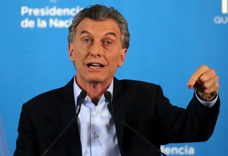 Presidente da Argentina, Mauricio Macri, em Buenos Aires (Marcos Brindicci/Reuters)