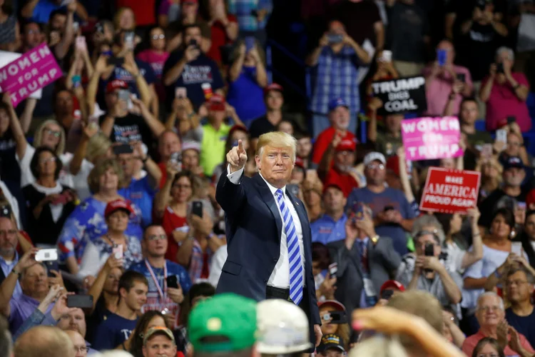 Trump: o ex-advogado do presidente americano admitiu que Trump está envolvido em alguns crimes (Leah Millis/Reuters)