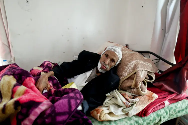 Iêmen: desde março de 2015 morreram 6.660 civis na guerra do Iêmen e 10.563 ficaram feridos (Khaled Abdullah/Reuters)