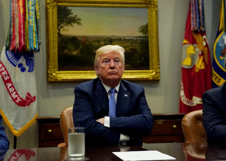 DONALD TRUMP: presidente dos EUA disparou tuítes criticando Europa e política monetário do FED (Kevin Lamarque/Reuters)