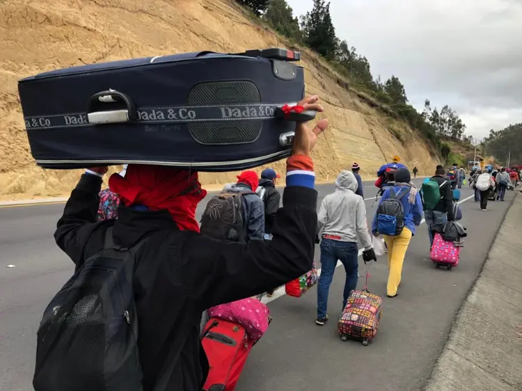 Imigração: segundo Lenín Moreno, 6.000 venezuelanos chegam ao Equador todo dia (Andres Rojas/Reuters)