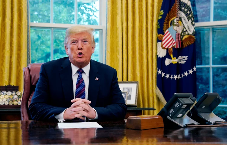 Trump: o presidente americano disse que falou para Trudeau da importância do acordo (Kevin Lamarque/Reuters)