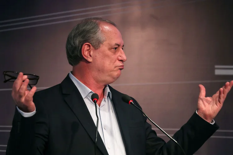 Ciro Gomes: enquanto Haddad manteve a escalada - passou de 16% para 23% - o candidato do PDT recuou de 14% para 10% (Paulo Whitaker/Reuters)