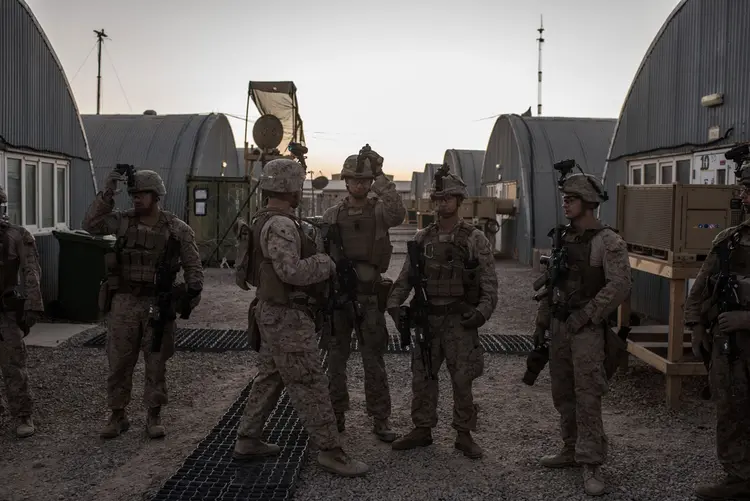 Soldados: no início do ano, Trump anunciou que pretende tirar as tropas americanas do Afeganistão em breve (Andrew Renneisen/Getty Images)