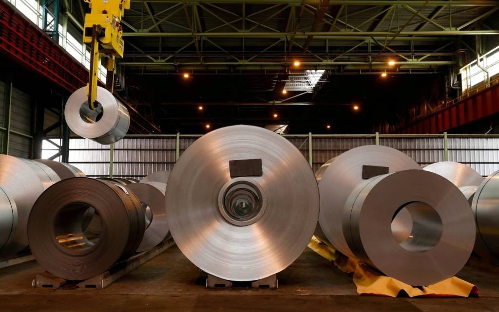 ArcelorMittal: o Ebitda (lucro antes de juros, impostos, depreciações e amortizações), cresceu de US$ 2,112 bilhões no segundo trimestre do ano passado para US$ 3,073 bilhões (Yves Herman/Reuters)
