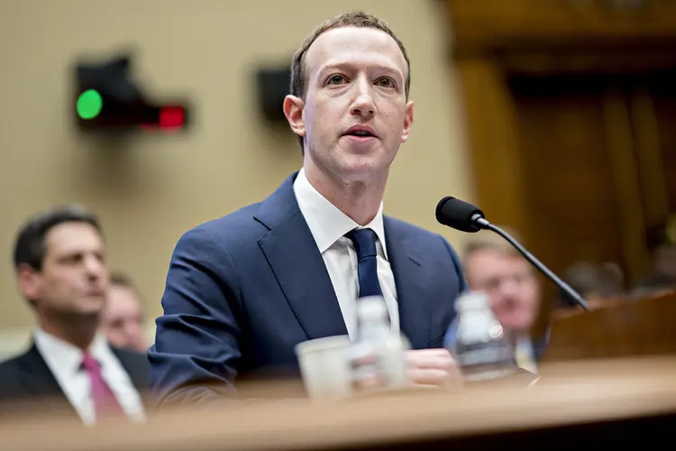 Mark Zuckerberg: fundador do Facebook acumula a presidência do conselho diretor e a gerência geral da companhia (Andrew Harrer/Bloomberg)