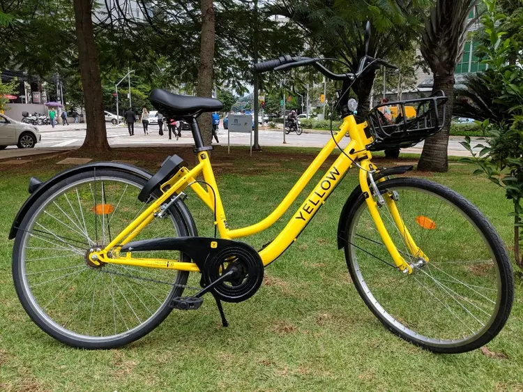 Primeiro serviço de compartilhamento de bicicletas livres do Brasil, a Yellow lança hoje 500 bicicletas na zona oeste de São Paulo (Yellow/Divulgação)