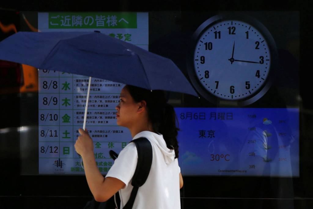 Onda de calor mata 138 pessoas e leva 70 mil a hospitais no Japão