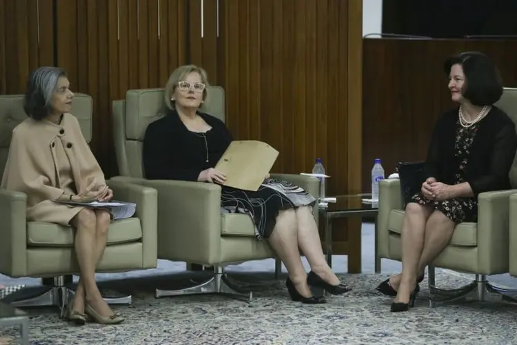 Cármen Lúcia, Rosa Weber e Raquel Dodge: elas participaram do seminário Elas por Elas, promovido Conselho Nacional de Justiça (CNJ) (José Cruz/Agência Brasil)