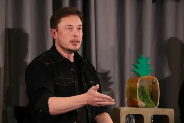 Imagem de arquivo: Elon Musk espera que a Tesla fabrique ainda mais veículos Model 3 no atual trimestre (Lucy Nicholson/Reuters)
