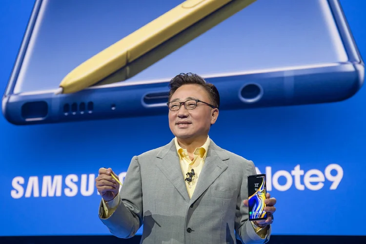 Koh Dong-Jin: Presidente da Samsung Electronics apresentou o Galaxy Note 9, em evento realizado no Barclays Center, em Nova York (Samsung/Flickr/Divulgação)