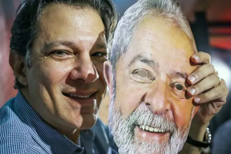 Fernando Haddad: com apoio de Lula, pesquisa da XP Investimentos mostra petista no segundo turno (Divulgação/Divulgação)