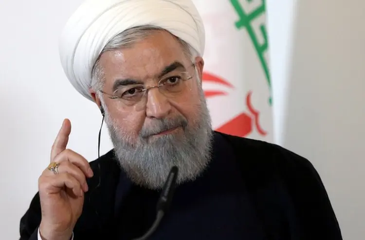 Hassan Rouhan: O Irã continuará exportando petróleo mesmo sujeito às sanções dos Estados Unidos, disse o presidente do Irã (Lisi Niesner/Reuters)