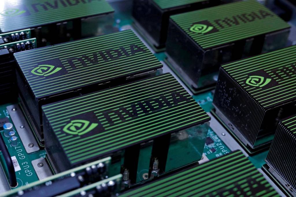 Nvidia: forte posição da companhia no campo da inteligência artificial veio de seus esforços de software (Tyrone Siu/Reuters)