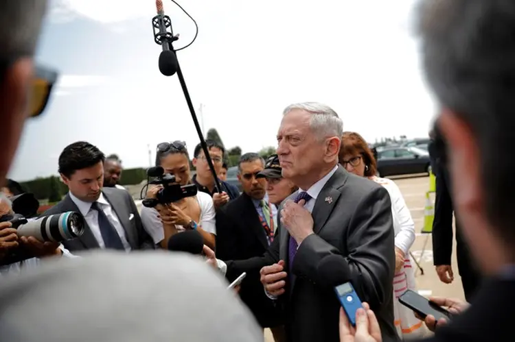 Mattis vai ao Rio de Janeiro na quarta-feira. E também visitará a Argentina, o Chile e a Colômbia (Carlos Barria/Reuters)