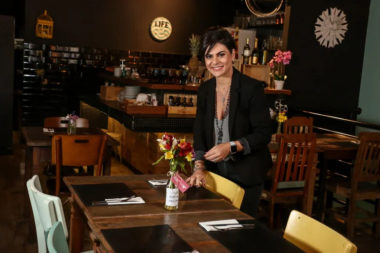 Maura Attui, dona de um restaurante e um espaço de festas em São Paulo: ouvidos atentos às demandas dos clientes (Flávio Florido e Ricardo Yoithi Matsukawa/ME/Jornal de Negócios do Sebrae/SP)