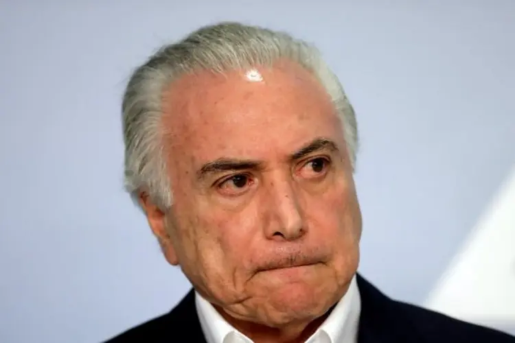 Michel Temer publicou novo vídeo em suas redes sociais, desta vez com críticas ao ex-prefeito de São Paulo Fernando Haddad (Ueslei Marcelino/Reuters)