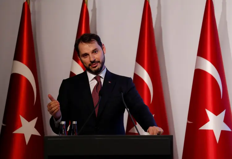 Berat Albayrak: Ministro do Tesouro e das Finanças na Turquia discursará para mais de 1.000 investidores dos Estados Unidos, Europa e Ásia (Murad Sezer/Reuters)