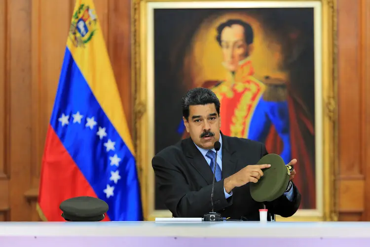 O presidente da Venezuela, Nicolás Maduro: Há pouco mais de um ano, Bogotá congelou praticamente suas relações com Caracas (Miraflores Palace/Reuters)