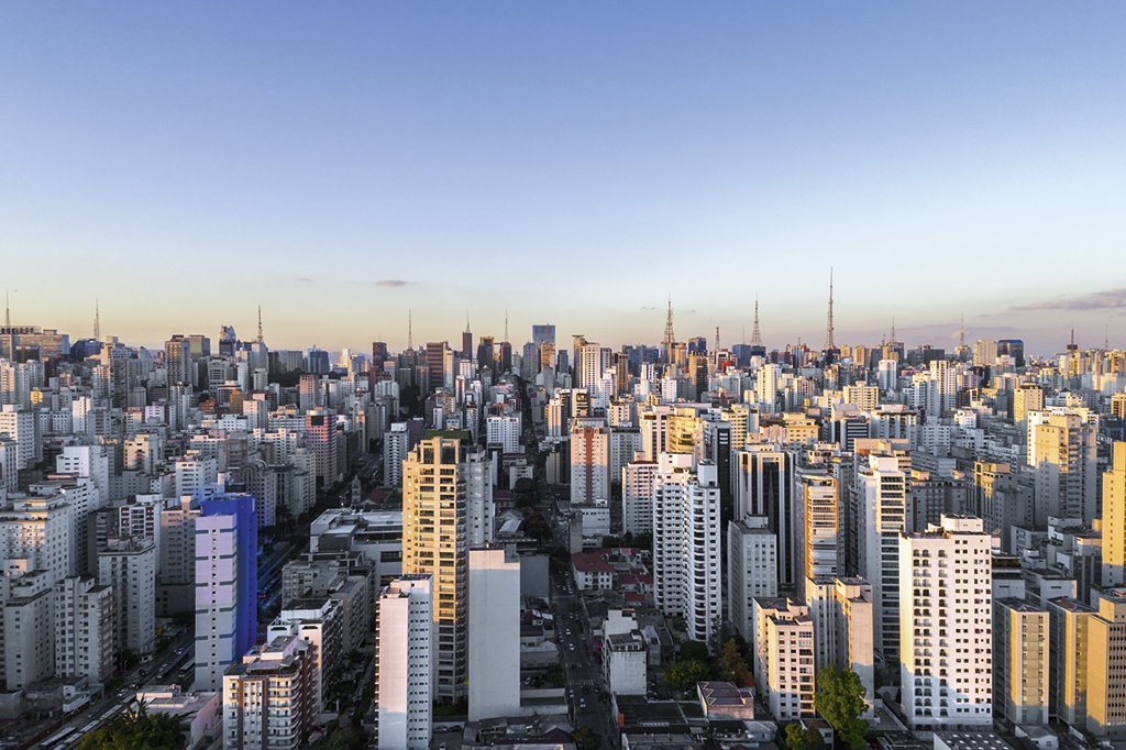 São Paulo: cidade se mantém na liderança quando se trata de preço do aluguel (Filipe Frazão/Istockphoto/Getty Images)
