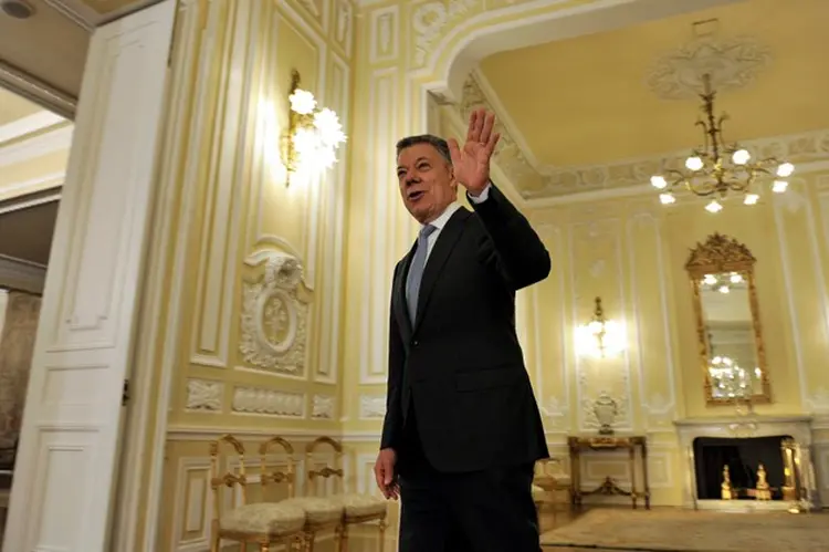 Colômbia: Juan Manuel Santos deixa governo com um Nobel da Paz e com 14% de aprovação (Carlos Julio Martinez/Reuters)