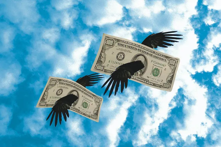 Dólar em fuga: investidores estão avessos ao risco e migrando para a renda-fixa americana (John Foxx/Thinkstock)