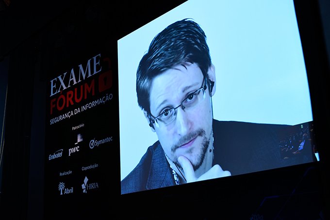 Snowden: preocupações com a crescente falta de privacidade (Germano Lüders/Exame)