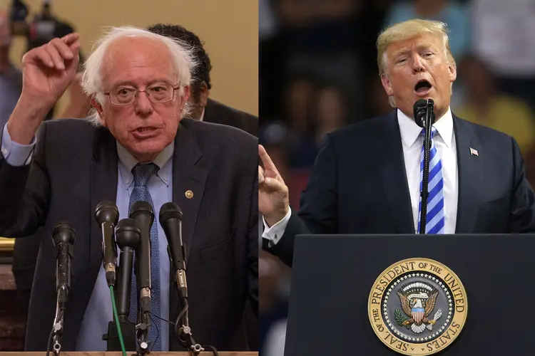 Sanders e Trump: DeSantis e Gillum já se enfrentaram (Tasos Katopodis/Spencer Platt/Getty Images)