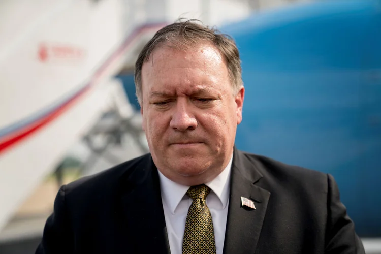Mike Pompeo: O objetivo da reunião seria concretizar uma segunda cúpula entre os presidentes de ambos países (Andrew Harnik/Reuters)